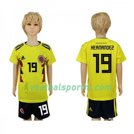 Colombia Hernandez 19 Kind Thuis Tenue WK voetbal 2018